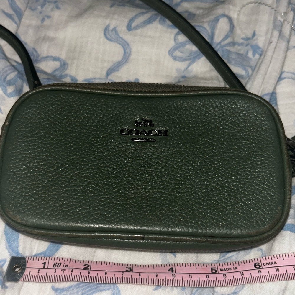 Coach Olive Green Leather Bag